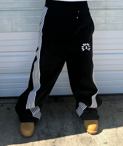 BORNAWFUL NYLON SWEATS